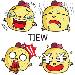 TIEW. Emoji chicky e