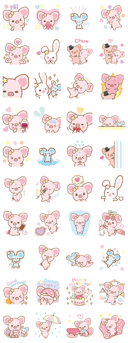 Piggy girl's Pinkish Days