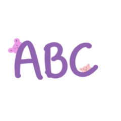 A-Z or ABC so cute