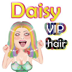 Daisy - VIP hair - Big sticker