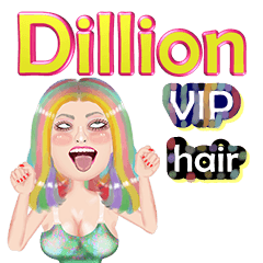 Dillion - VIP hair - Big sticker