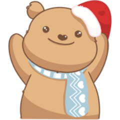 Longan Bear Celebrate Christmas.