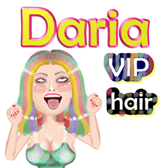 Daria - VIP hair - Big sticker