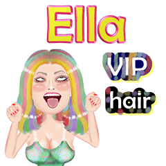 Ella - VIP hair - Big sticker