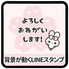 [E] LINE RABBIT SAKURAS 1 [1][BP]