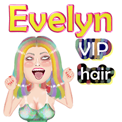 Evelyn - VIP hair - Big sticker