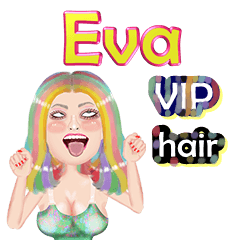 Eva - VIP hair - Big sticker