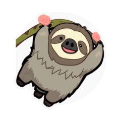 Adorkable sloth