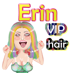Erin - VIP hair - Big sticker