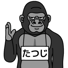 tatsuji is gorilla