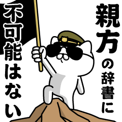 "OYAKATA" Name / Military cat