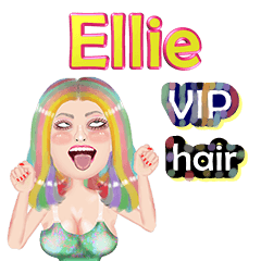 Ellie - VIP hair - Big sticker