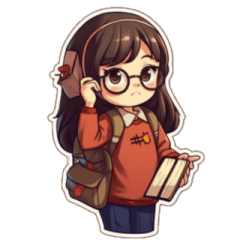 Cute girl stickers (4)-Japanese version