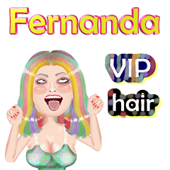Fernanda - VIP hair - Big sticker
