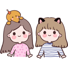 詩婷&舒舒 （two girls)