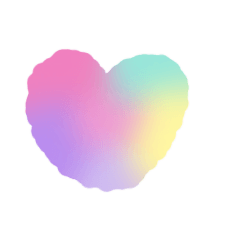 colorful pastel words