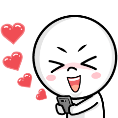 line stickers moon png