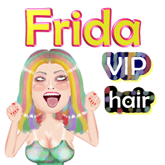 Frida - VIP hair - Big sticker
