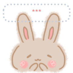 Rabbit MOKO  Message Sticker 2