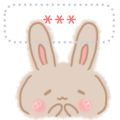Rabbit MOKO Message Sticker  2