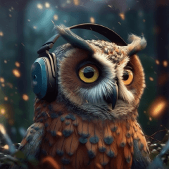 Moe Beast Collection-here comes the owl