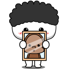 The Frizzy : Pop-up stickers