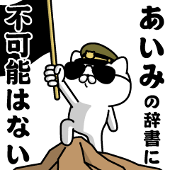 『あいみ』お名前/軍人にゃんこ