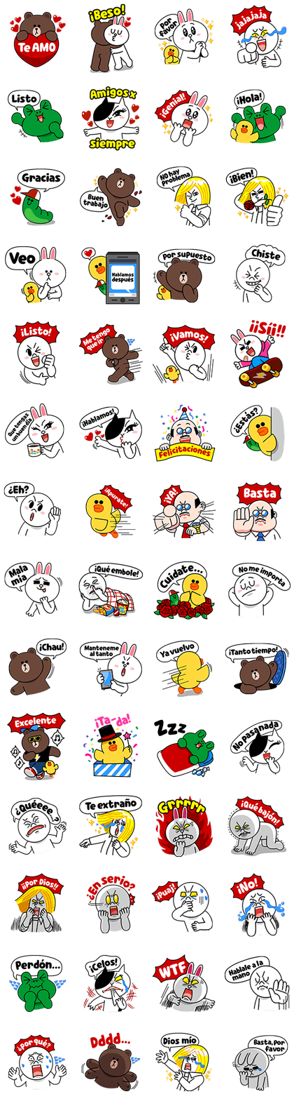 Have fun with LINE Characters