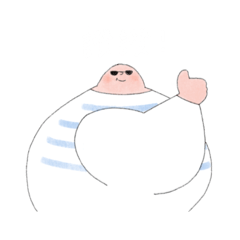 A chubby man with stripes (Chinese ver.)