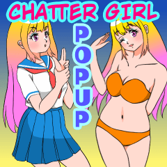 Popup! Girl Orange<Swim suit/cosplay>