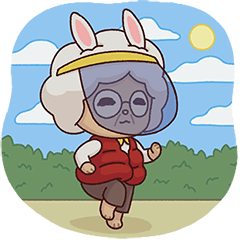 Bunny Granny Ah-Ma