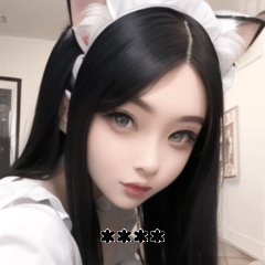 cutie sexy maid cafe girl