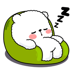 Tui-Nui (Animated,Big Letter)#2  Line sticker, Big letters, Lettering