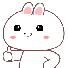 Adorable Rabbit 3 : Pop-up stickers