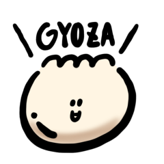 GYOZAs character Sticker