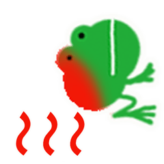 Green little frog 9