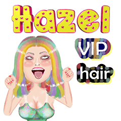 Hazel - VIP hair - Big sticker