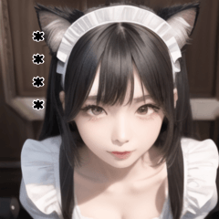 Sexy Cute Cool Cat Ears Maid
