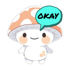 LillyLani Mushroom 3 stickers