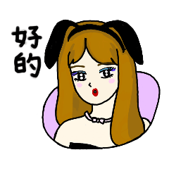 Anime style and pretty girl(Chinese)