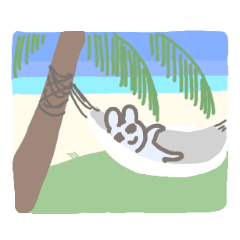 [animated sticker] Mouse's Happy Summer
