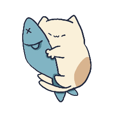 Marshmallow the chubby cat