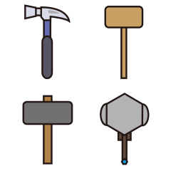people with hammers