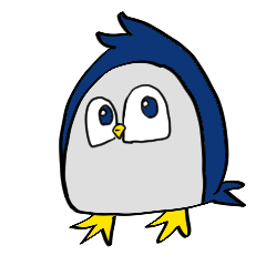 mysterious blue penguin