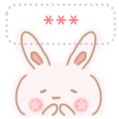 Rabbit MOMO - Message Sticker 2