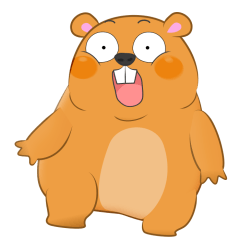 Chubby marmot Rourou(Animated)