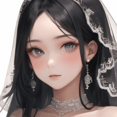 白い天使の結婚式少女 - 多言語
