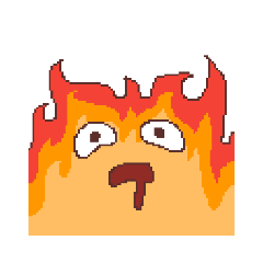 Pixel Moody Fire