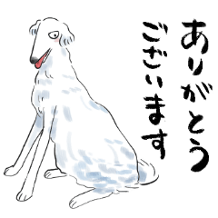 Loose Borzoi (sharp eyes)