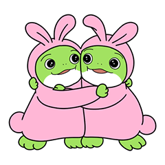 DAIGORO the Frog with April